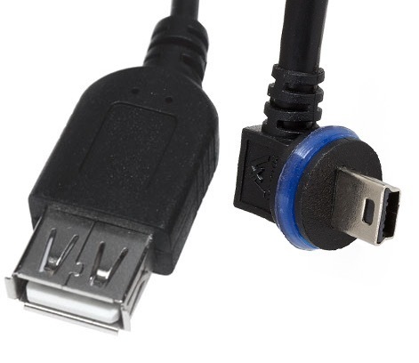 CBL-MU-EN-AB-05 Kabel MiniUSB gewinkelt > USB-A
