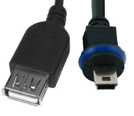 CBL-MU-STR-AB-05  Kabel MiniUSB gerade > USB-A